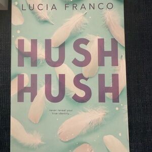 HUSH HUSH Book by LUCIA FRANCO - Teal & Purple Cover
